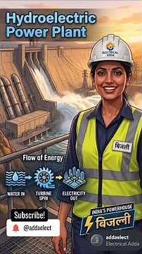 The POWER behind the water!( Hydroelectric Power plant) #Hydroelectricpowerplant #ElectricalEngineer