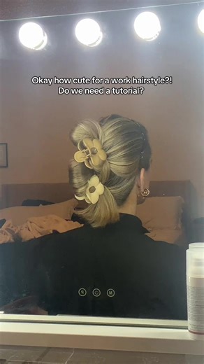 Easy Work Hairstyle Tutorial