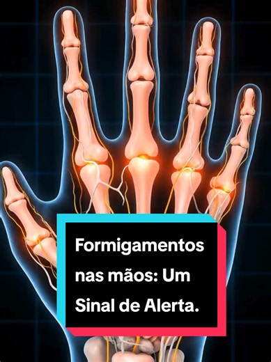 Formigamentos nas mãos um Sinal de Alerta. Fontes: Sociedade Brasileira de Ortopedia e Traumatologia Organização Mundial da Saúde #Formigamento #Maos #sintomas #diabetes