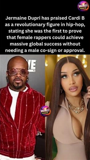 Jermaine Dupri: “Cardi B Changed The Game For Women” 👑🔥#shorts