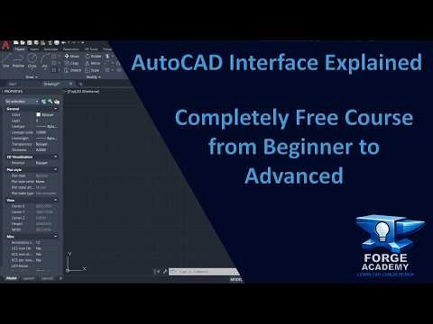Tutorial 1: AutoCAD Interface Explained | Free Course