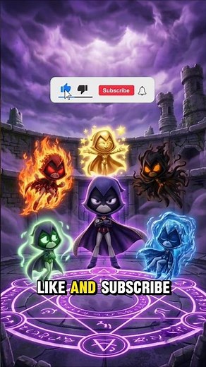 Raven's Hidden Personalities Revealed! 😱 | Teen Titans Go! #shorts