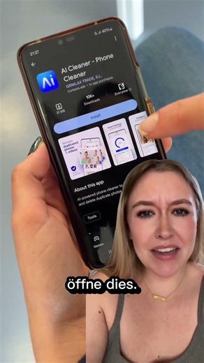 Kein Speicherplatz mehr? Reinigen Sie Ihr Android mit AI Cleaner.