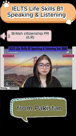 IELTS B1 Life Skills Speaking & Listening Test 2024 || || UKVI