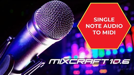 2.1K views · 29 reactions | As requested, a new quick tip video on converting an audio clip to MIDI, exclusively in Mixcraft 10.6 Pro Studio. Note that this only works with audio clips containing single-note melodic content (not chords). Read more details at https://acoustica.com/mixcraft-10-manual/main-window-menus For more powerful Audio to MIDI solutions (including chords), check out Melodyne Assistant (or greater) from our partners at Celemony. | Mixcraft | Facebook
