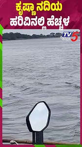 7.4K views · 61 reactions | KRISHNA RIVER WATER LEVEL RISE AFTER HEAVY RAIN | TV5 Kannada | Facebook