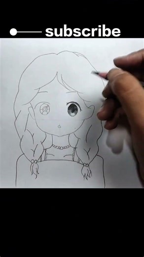 Sweet & Simple Cute Drawing 💕 #drawing #anime