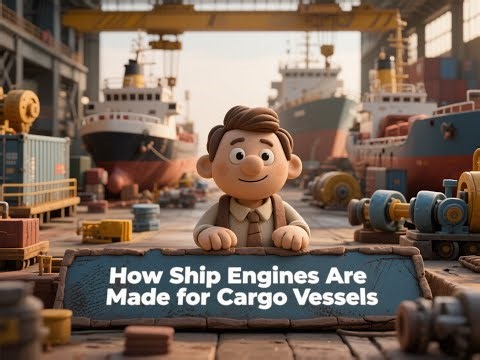 How Ship Engines Are Made For Cargo Vessels | Engine Manufacturing & Engineering | How Its Made