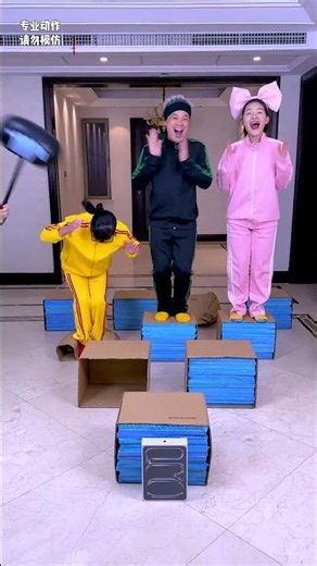 The Box Jump Challenge Is So Exciting #Funny #Familychallenge #Partygame