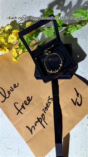 Each zircon edge remembers life’s every bit. #fyp #fashion #bracelet #giftsforwomen #24k