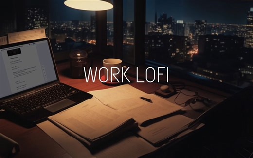 某个赶工的夜晚 你打开太空赫兹 边听电台边工作 | Lofi电台 氛围 白噪音