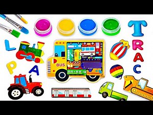 Little Explorers: Transport Fun | Easy Puzzles & Creative Play for kids!🚜✈️#bestforkids #kidvideos