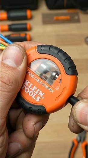 Klein Tools Round Cable Stripper – The Fastest Wire Stripping Tool You'll Ever See! #tools