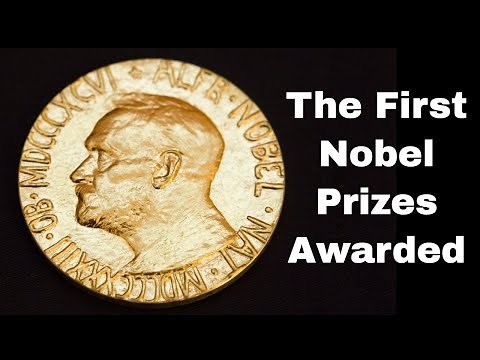 10th December 1901: First Nobel Prizes awarded in Chemistry, Literature, Peace, Physics & Physiology