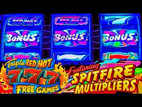 Triple Red Hot 777 Spitfire Multipliers Free Games