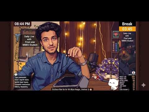 6 HOURS 🍂| Study With Me LIVE📚🌧️| Day 32 |🗣️Talks in Break | Pomodoro 60/10⏳| Lofi