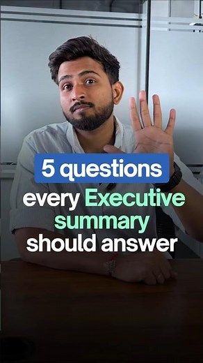 The 5 questions every executive summary must answer