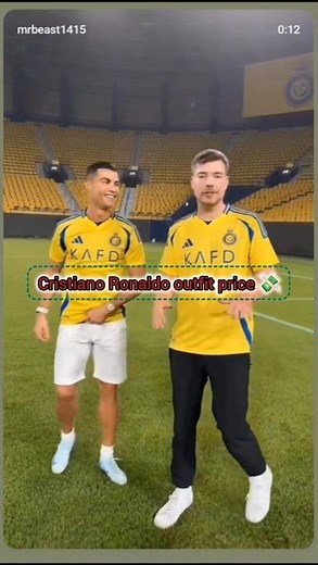 Cristiano Ronaldo 2025 Al Nassr Home Kit 💛💙 | CR7 No.7 Jersey Full Outfit#cristianoronaldo#shorts#yt
