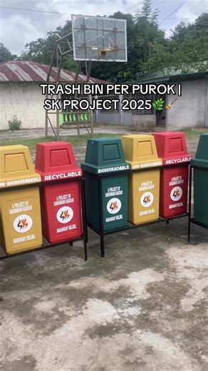 TRASH BIN PER PUROK: SK PROJECT 2025