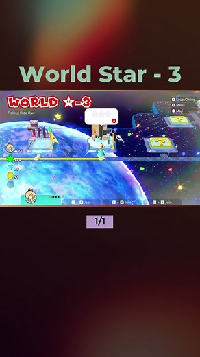 World Star - 3 Mario 3D World Walkthrough #fypシ #fypシ゚viral #mario3dworld