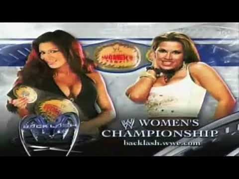 WWE Backlash 2007 match card