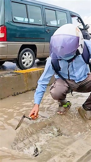 Extreme Street Drain Cleanup Stops the Flood #uncloggingdrain #clean #satisfying #drains | Nature Volunteer