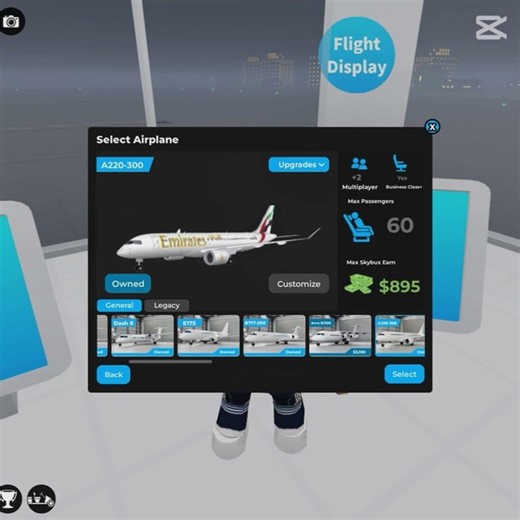 I bought the b767 in cabin crew simulator #aura #roblox ￼￼￼