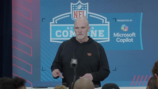 LIVE: HC Dan Quinn speaks to the media at the 2026 NFL Combine | Washington Commanders
