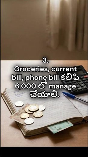 ₹25,000 Salary Planning | Simple Monthly Split | Middle Class Budget (Telugu) #SalaryPlanning