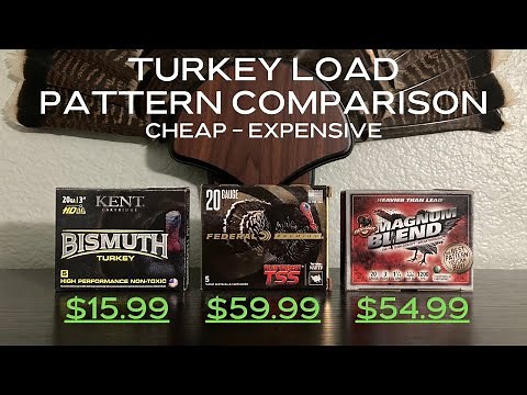 Shotgun Pattern Comparison - Expensive vs Cheap Non-Lead Turkey Loads
