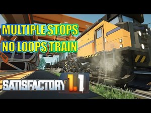 Satisfactory 1.1 - NO LOOPS Multi-Stop Train Line 2025 Guide