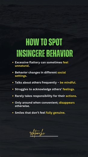 How to Spot Insincere Behavior | Relation & Love Fact