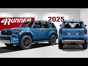 Redesigned Toyota 4Runner 2025 - New Official Teaser and Color Options in our Renderings