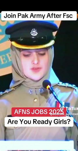 AFNS Jobs 2025 for Girls: Eligibility and Selection Process