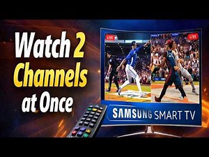 How to Watch 2 Channels at Once on Samsung Smart TV | How to Use Multi-View on Samsung TV