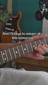 Day 2 learning the Cliffs of Dover Guitar Intro by Eric Johnson 🎸 #guitarprogress #cliffsofdover