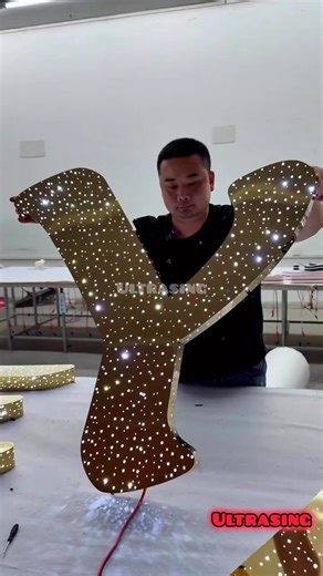 3D Logo Making Process – So Smooth#Viral Shorts#UltraSign #3DSign #AcrylicLetter #LEDSign #SignBoard