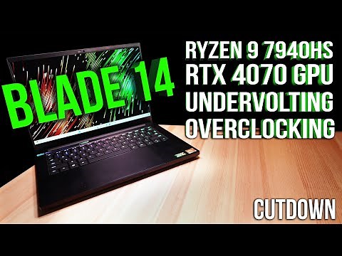 Ryzen 9 7940HS and RTX 4070 Undervolt Overclock Guide Cutdown for Max Performance - Razer Blade 14