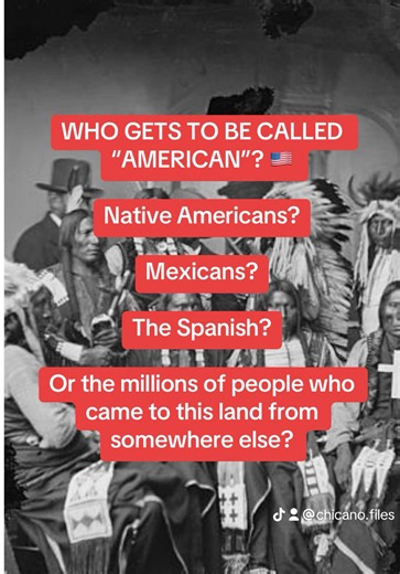 WHO GETS TO BE CALLED “AMERICAN”? 🇺🇸 The people who lived here first? Those whose families arrived from Mexico or Spain? Or the millions who came from somewhere else and built lives on this land? The question sounds simple—until history reveals how complicated belonging really is. Indigenous peoples lived across North America for thousands of years before the United States existed. As the United States expanded, Native nations and their people found themselves living within the boundaries of a