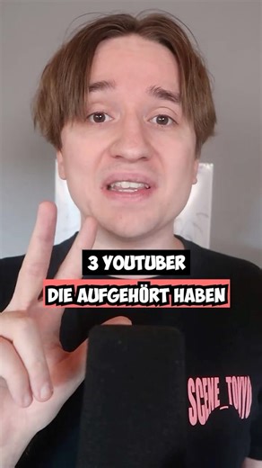 3 Youtuber die AUFGEHÖRT haben | #Shorts