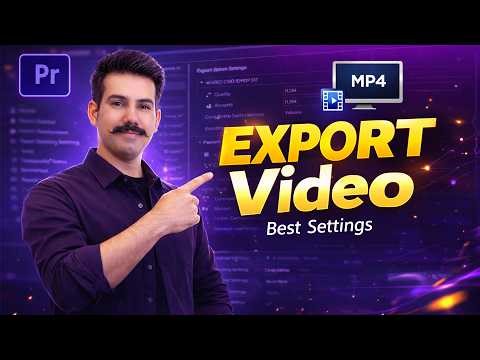 Premiere Pro Export Settings Tutorial | Best Quality, Bitrate & Format