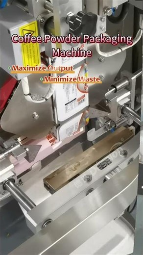 Automatic Coffee Powder Packaging Machine #packagingmachinery #packingmachine #packagingmachine