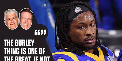 What's your theory on what happened to Todd Gurley in the Super Bowl? | ESPN Los Angeles