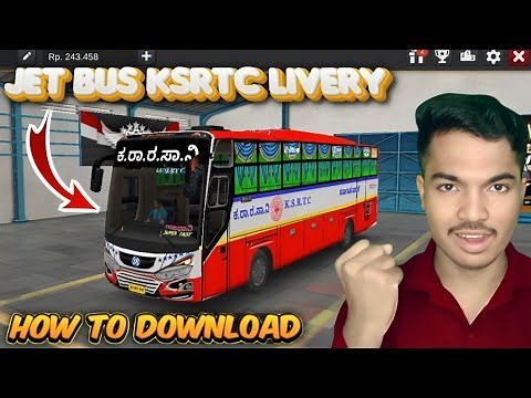 🤩KSRTC Jet Bus Livery Download - Full Step-by-Step Tutorial