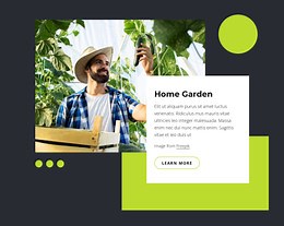 Home garden - Website Template by Nicepage