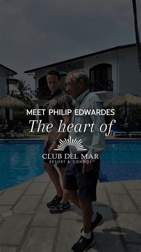 The Heart of Club del Mar > Part 1: The Vision Meet Mr. Philip Edwardes, the heart and visionary behind Club del Mar. 🌴 Alongside his late wife Marilyn, he built more than a hotel, he built a home. 🎬 Watch Part 1 to discover how it all began. Next: ✨ Part 2: The Legacy 🌴 Part 3: The Tree & the Kiss, a tribute story This is The Heart of Club del Mar, told by the man who built it. Stay tuned! El Corazón de Club del Mar > Parte 1: La Visión Conocé a Mr. Philip Edwardes, el corazón y visionario d
