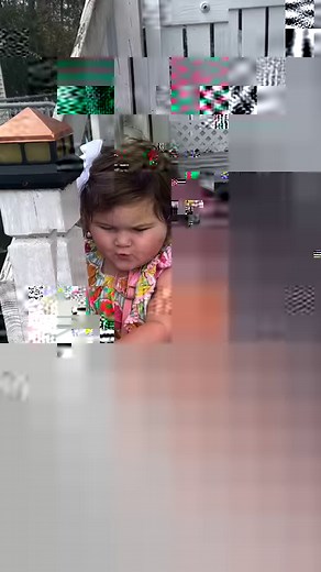 Baby Lola coming outside after the rain 🌧️. She had a cold again 🙁 so she’s mouth breathing. #babylola | Elaine Rodriguez