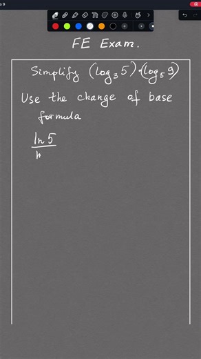 FE Exam Prep: Mastering Logarithms