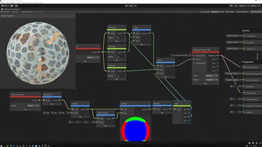 三平面投射 1 Shader Graph 基础材质 Unity
