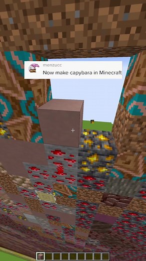 Best capybara build in minecraft #minecraft #minecraftmemes #capybara
